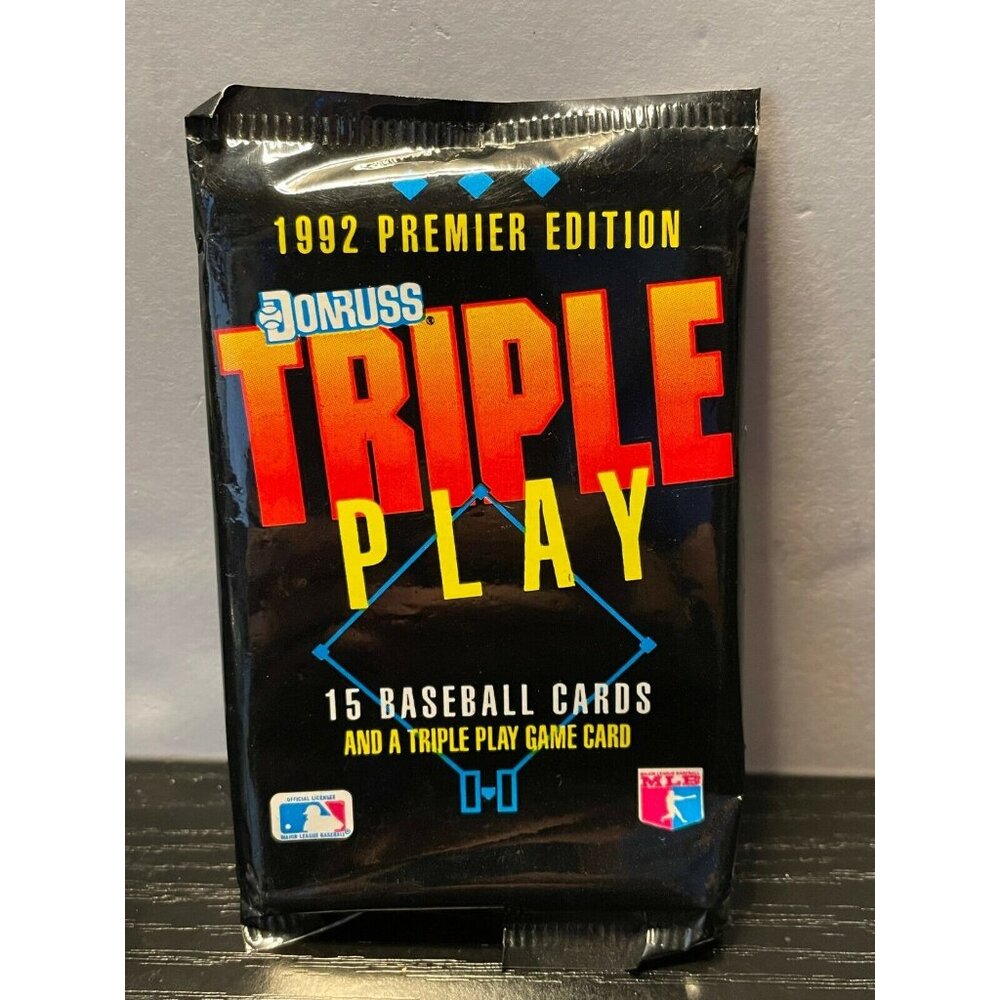 Donruss Triple Play Baseball cards 1992 premier edition set of 12 MLB